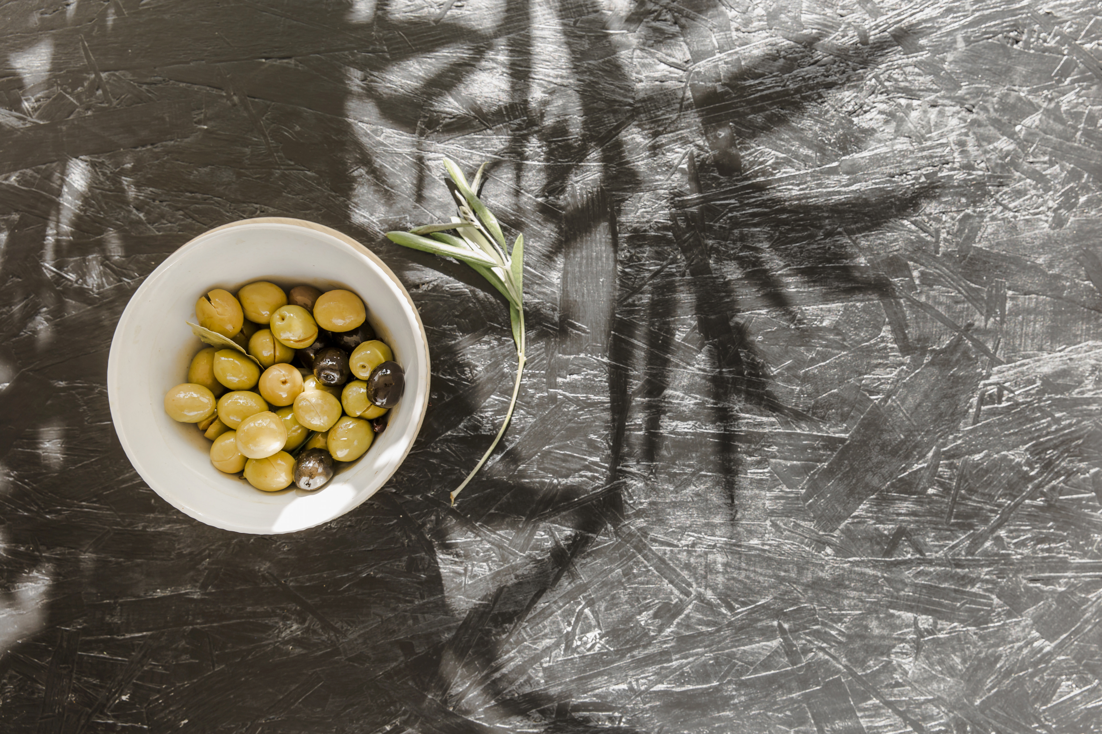 Traditional Marinated Olives with Mediterranean Herbs and Spices